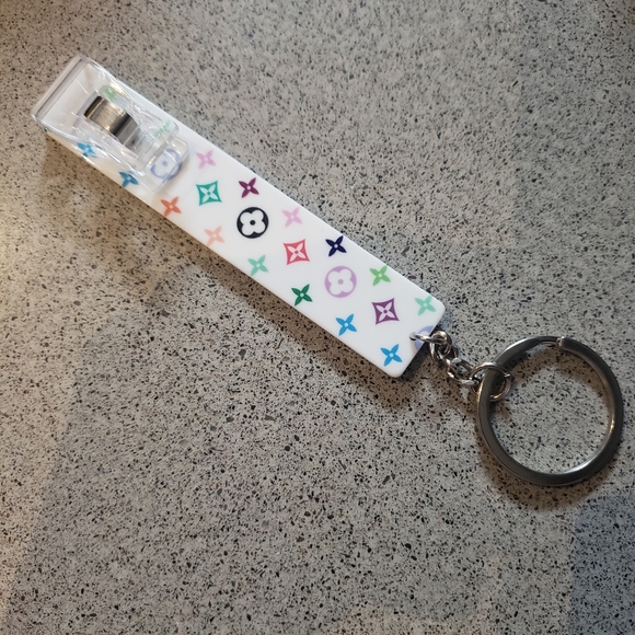 Other - Card grabber!! With cute print and keychain